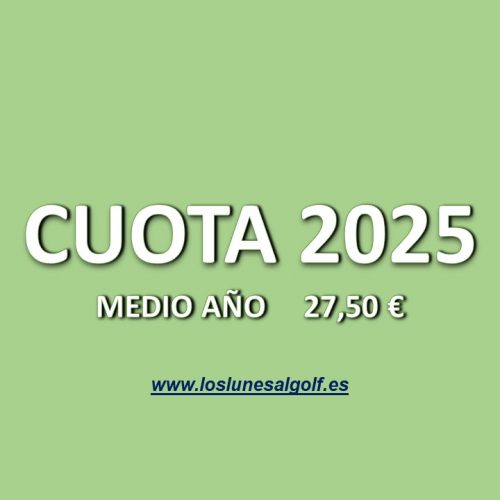 Cuota 2025 (Medio Año)