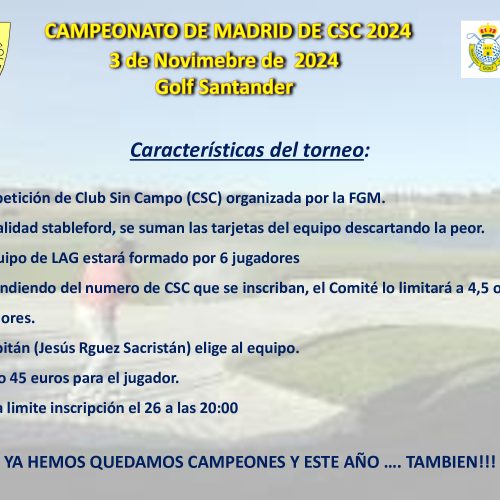 Campeonato Madrid de CSC 2024