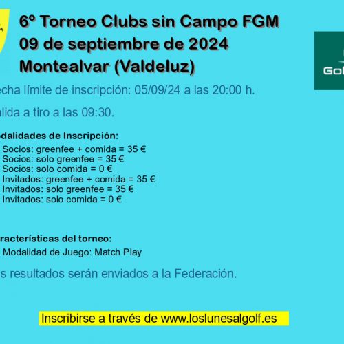 6º Torneo Clubs sin Campo FGM