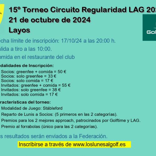 15º Torneo Circuito Regularidad LAG 2024