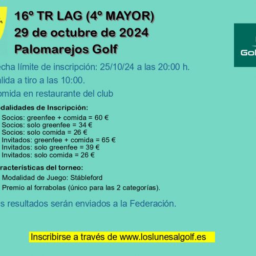 16º TR LAG (4º MAYOR)