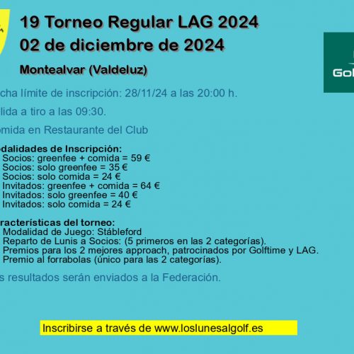 19 Torneo Regular LAG 2024