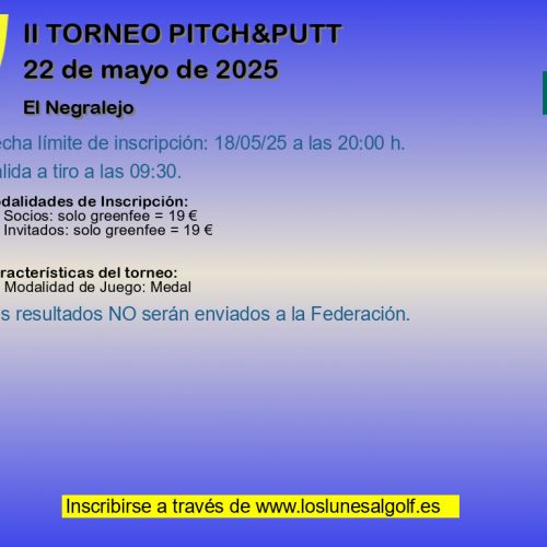 II TORNEO PITCH&PUTT