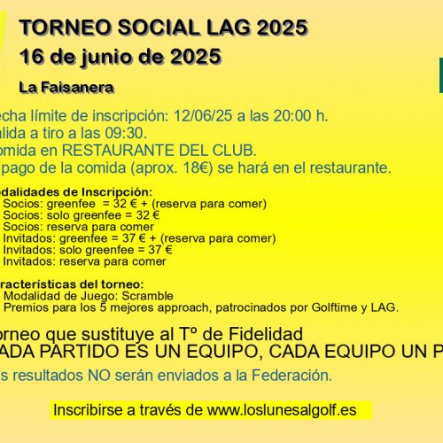 TORNEO SOCIAL LAG 2025