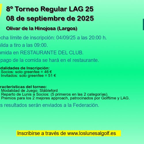 8º Torneo Regular LAG 25