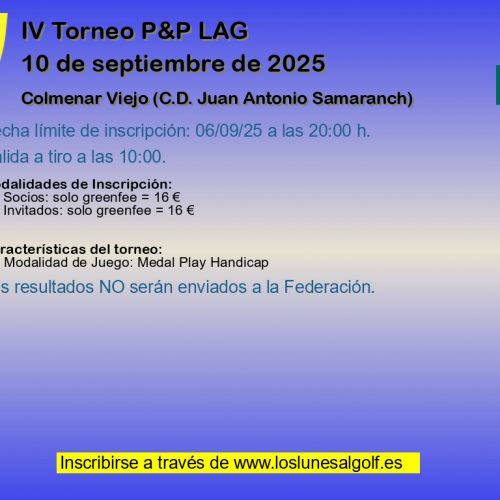 IV Torneo P&P LAG