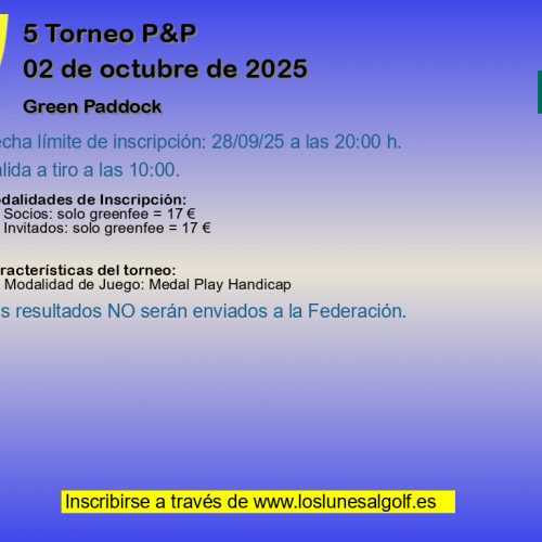 5 Torneo P&P