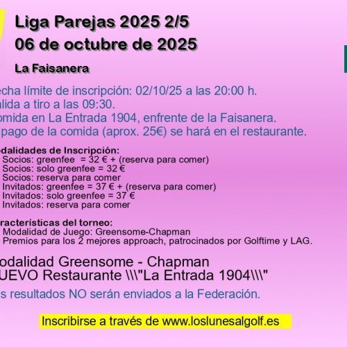 Liga Parejas 2025 2/5