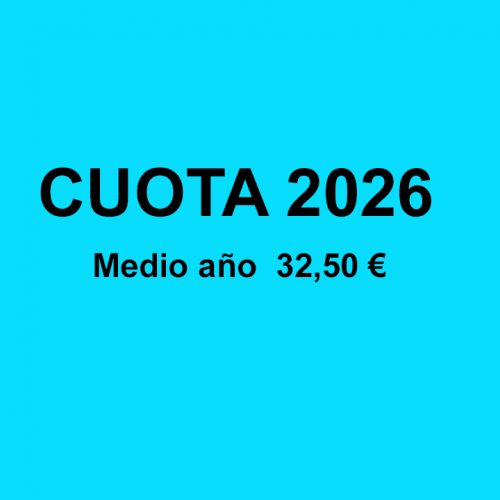 Cuota Socio 2026 (Medio Año)