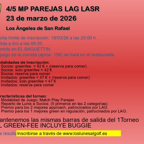 4/5 MP PAREJAS LAG LASR