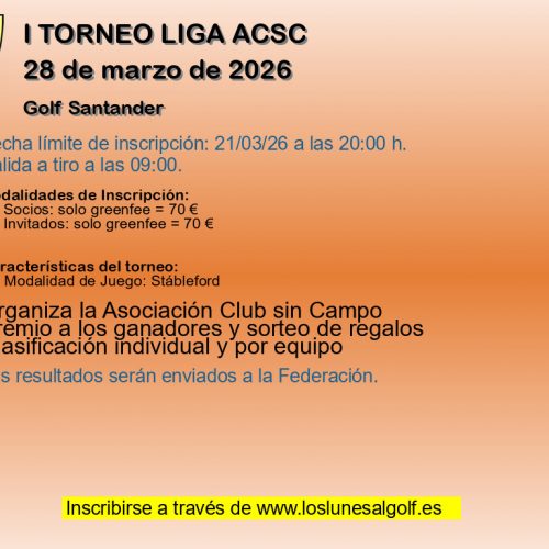 I TORNEO LIGA ACSC