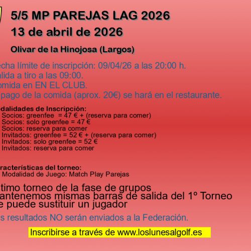 5/5 MP PAREJAS LAG 2026