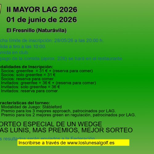 II MAYOR LAG 2026