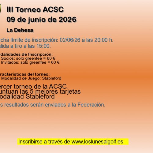 III Torneo ACSC