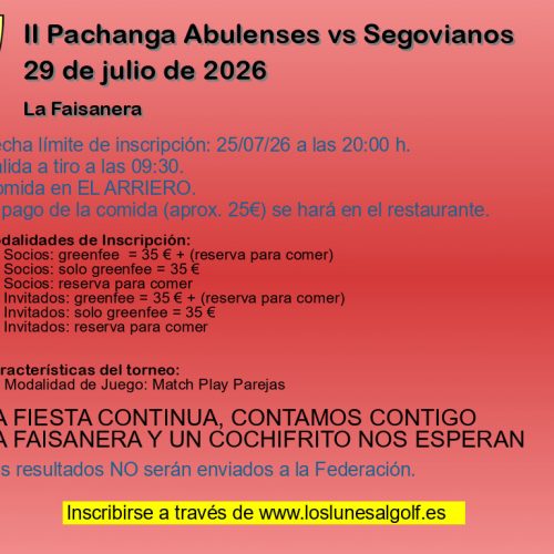 II Pachanga Abulenses vs Segovianos
