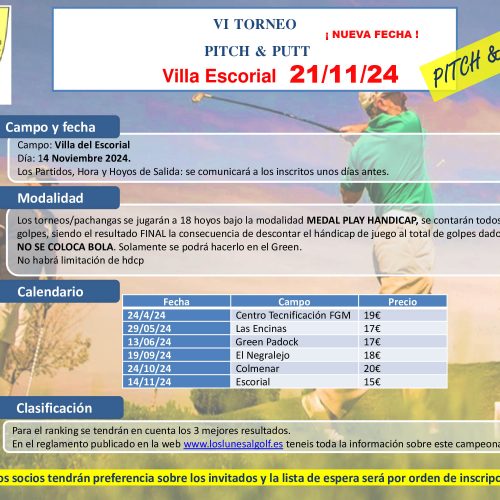 VI TORNEO PITCH & PUTT