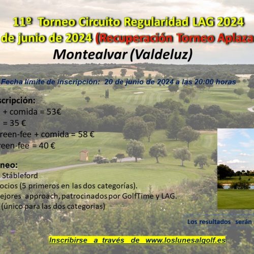 11º Torneo Circuito Regularidad LAG 2024 (Recuperación Torneo aplazado)