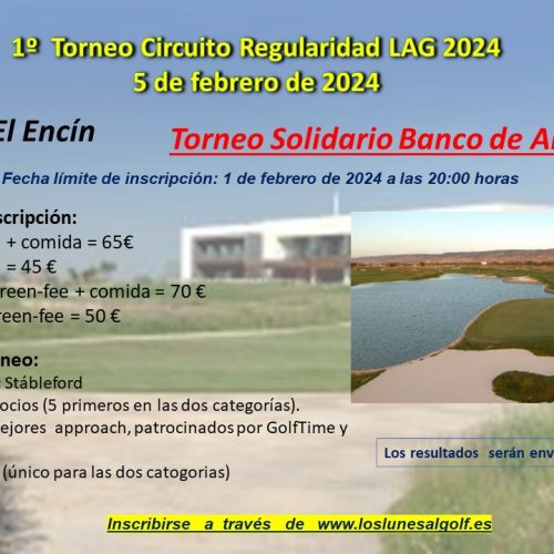 1º Torneo Circuito Regularidad LAG 2024