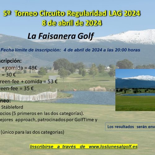 5º Torneo Circuito Regularidad LAG 2024