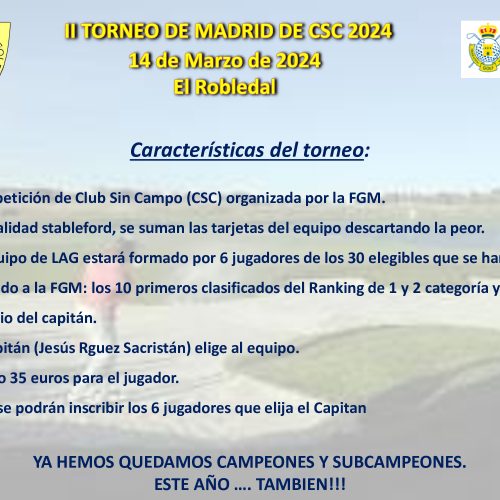 II Torneo liga CSC
